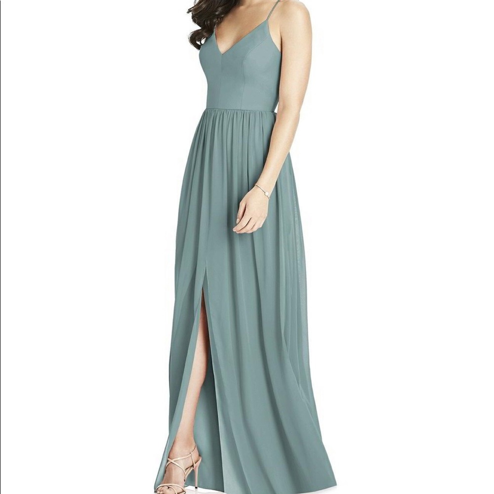 Bridesmaid Dress: Dessy Style 3019. “Icelandic”